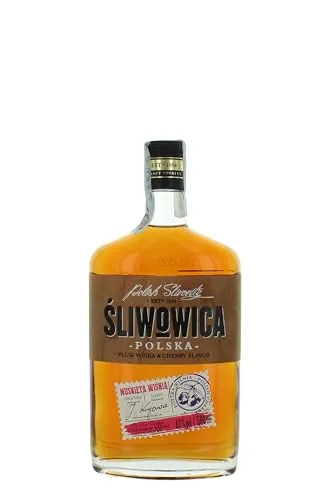 Slivovitz mit Kirscharoma, Sliwowica Polska, 0,5 L, 47% Vol.