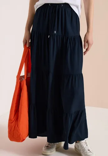 Damen Maxi-Rock mit Volants und Elastikbund von CECIL
