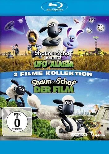 Shaun das Schaf - Der Film: 1&2 (Der Film / UFO-Alarm) # 2-BLU-RAY