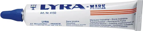 Lyra Signierpaste blau Tube 50ml permanent Breite 1000 Grad C - 4150051