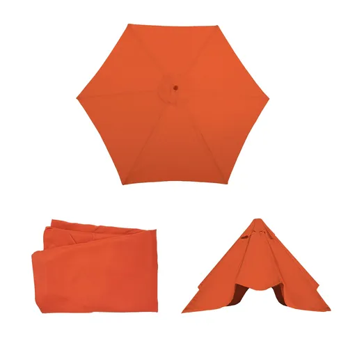 MCW Ersatz-Bezug Orange für Sonnenschirm Florida