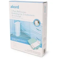 Janibell [2er Pack] Akord 41 Liter Nachfüllpack 330AR2B - Türkis