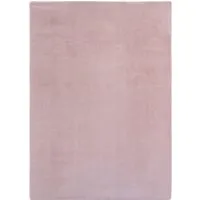 Ayyildiz Teppiche JOY 1400 - Rosa Kurzflor Teppich - Rechteckiger Teppich in Rosa, 200 x 280 cm, perfekt für Wohnzimmer und Kinderzimmer. Weich und kuschelig, ideal für Fußbodenheizung.