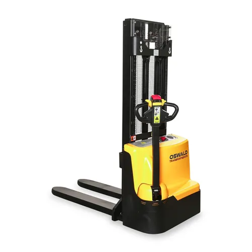 OSWALD Hochhubwagen Deichselstapler DS1530 - 1,5 t Tragkraft, 3,0 m Hubhöhe - Hubwagen für effizientes Heben und Transportieren von Lasten bis 1,5 t, ideal für Lager und Werkstätten mit hoher Hubhöhe von 3,0 m.