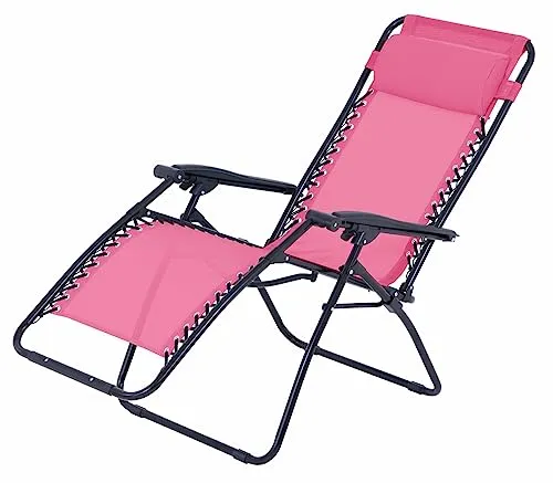 O'Sun Relaxsessel für den Garten, mehrere Positionen, Rosa in pink von O'Sun