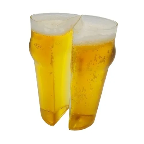 Mad Monkey - Share a Pint Set - Set mit zwei Biergläsern für gesellige Abende. Ideal zum Teilen und Genießen von Getränken mit Freunden.