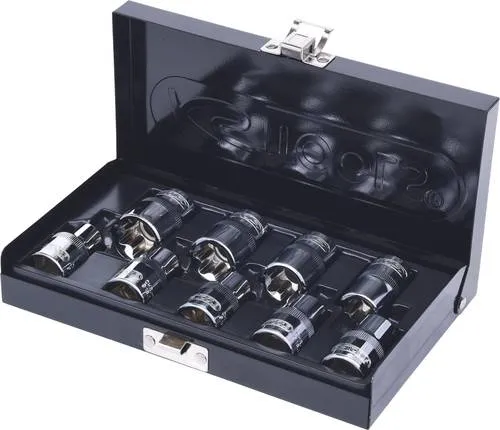 KS Tools 918.4410 1/2 CHROMEplus TX-E-Stecknuss-Satz 9-tlg. - Werkzeug-Set mit 9 Teilen, ideal für präzises Arbeiten und langlebige Qualität dank CHROMEplus-Oberfläche.