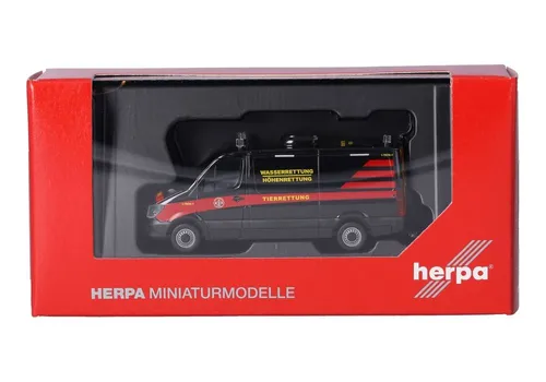 Herpa 098717 MB Sprinter '13 Kasten Flachdach Tierrettung 1:87 NEU