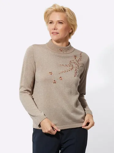 Witt Strickpullover Stehkragen-Pullover Langarm Jersey