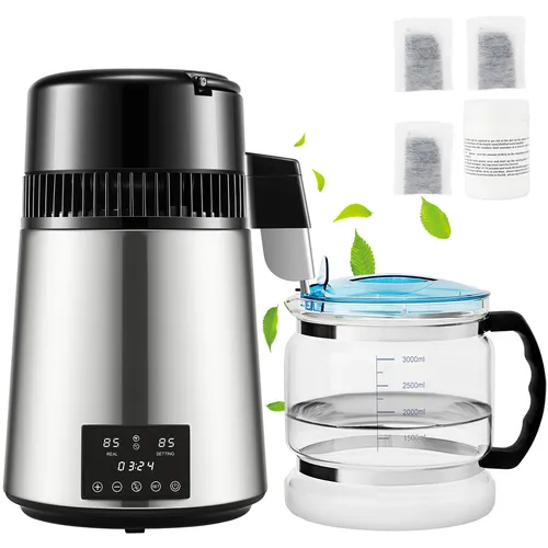 4L Wasser Destilliergerät Edelstahl 304 Water Distiller Wasserdestillierer