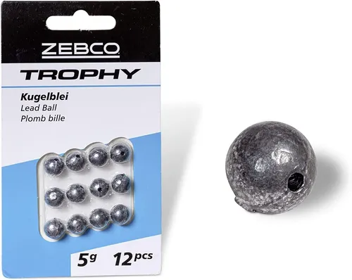 Zebco Trophy Kugelblei Angelblei Blei Grundblei Angeln 12g 7 Stück 6292012