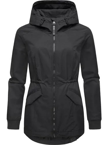 Ragwear Dowey Tech Outdoorjacke - Funktionsjacke, stylisch und wasserdicht mit großer Kapuze, perfekt für wechselhaftes Wetter und aktive Tage im Freien.