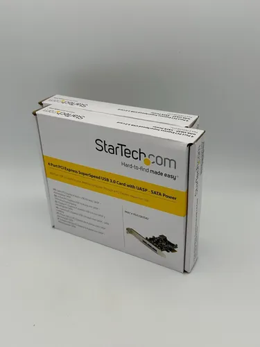 StarTech.com 4 Port USB 3.0 PCI Express-Karte - Netzwerkkarten mit 2 externen und 2 internen Anschlüssen, unterstützt UASP für blitzschnelle Datenübertragungen bis zu 5 Gbit/s und bietet bis zu 900 mA pro Port für leistungsstarke Geräte.
