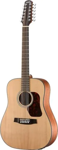 WALDEN Westerngitarre, WAD552E, 12-Saiter Dreadnought, Decke massiv, Mattlack, EQ