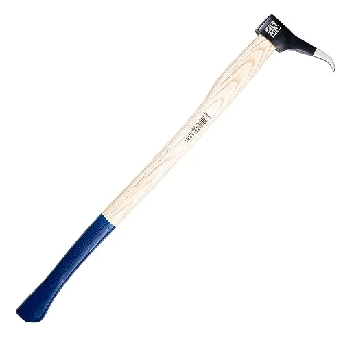Germania Sappie 550 g mit Eschenholz-Stiel | Langlebiges Forstwerkzeug - Äxte – Robuster Sappie mit 550 g Kopf aus C45 Werkzeug-Stahl, ergonomischem 80 cm Eschenholz-Stiel für bequemes und rückenschonendes Arbeiten im Wald.