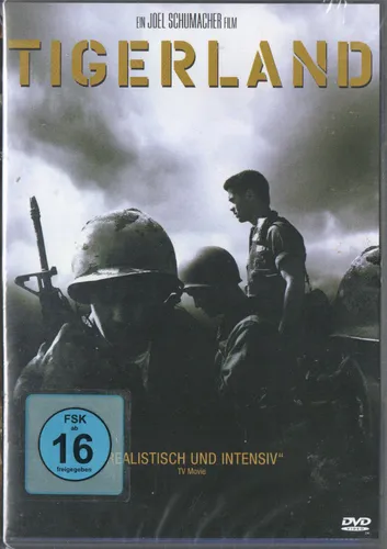 Tigerland - DVD mit Colin Farrell und Matt Davis - Film: Tigerland, packender Kriegsfilm von Joel Schumacher mit beeindruckenden Darstellern, ideal für Filmfans und Sammler.