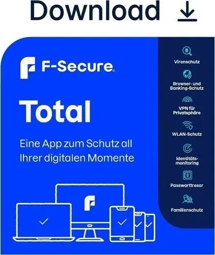 F-Secure Total 2025 für 5 Geräte