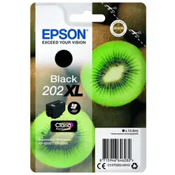 Epson 202XL (BK) (C13T02G14020) Druckerpatrone - Druckerpatrone für Epson-Drucker, hohe Seitenleistung und gestochen scharfe Ausdrucke für professionelle Ergebnisse.