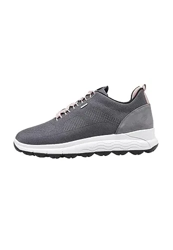 Geox Spherica 4x4 ABX Sportschuhe für Frauen - Grau EU 37 - Sonstige Sportschuhe, wasserdicht und ultra-bequem, ideal für schlechtes Wetter und modische Akzente.