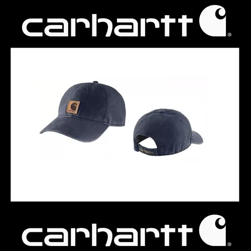 Carhartt Baseball Cap 100289 Odessa - Extra Robuste Mütze - Baseball Cap mit Schweißband für optimalen Tragekomfort, vorgebogenem Schirm und individuellem Klettverschluss - ideal für aktive Tage.
