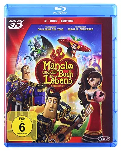 Produktbild Manolo und das Buch des Lebens (+ 2D-Version) [3D Blu-ray]