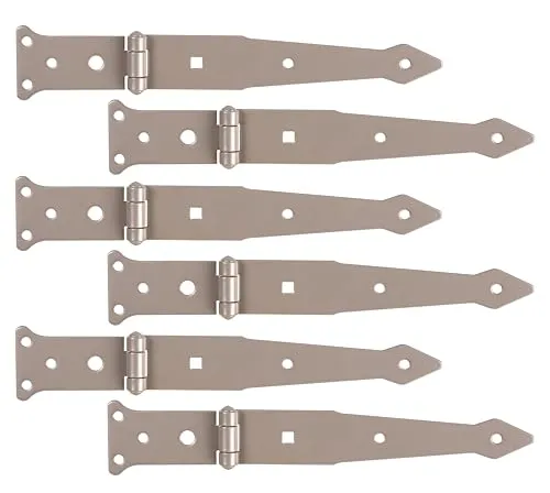 Alberts DURAVIS® Werfgehänge 6er Set | Perlbeige Duplexbeschichtung - Hochwertige Werfgehänge für die gewerbliche Lagerung. Mit dekorativem Design und robuster Duplexbeschichtung für jede Witterung. 20 Jahre Herstellergarantie. Ideal zur sicheren Montage.