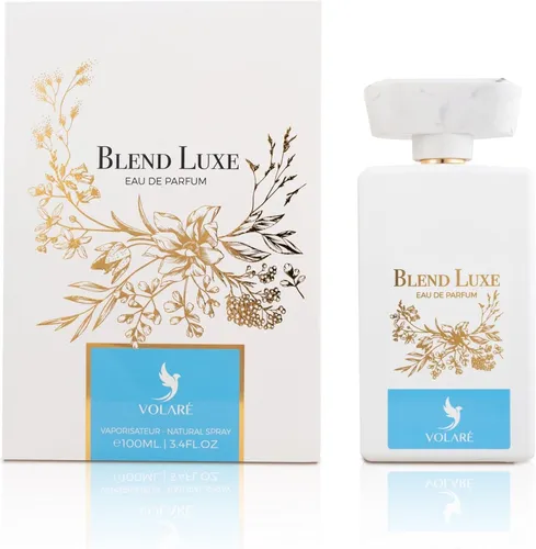 Volare Blend Luxe Eau De Parfum für Frauen, 100ml | Süßer Gourmand Duft mit Karamell, Honig & Vanille - Unisex Düfte: Volare Blend Luxe vereint Weiblichkeit und Sanftheit in einem 100 ml Eau de Parfum, das mit seiner warmen Karamellnote und beruhigenden Vanille einen Hauch von Geborgenheit verleiht.