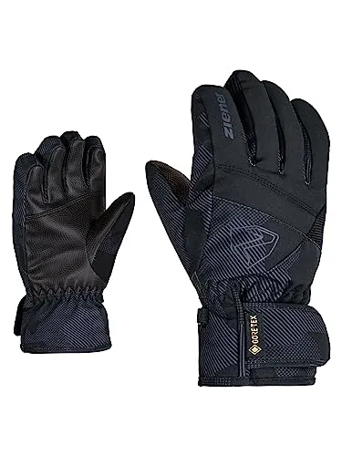 Ziener Skihandschuhe Leif GTX Glove Junior - Wintersport-Bekleidung mit GORE-TEX Membran: atmungsaktiv, wind- und wasserdicht für optimalen Schutz beim Skifahren und Wandern. Modernes Design mit aufgeähtem Markenlogo.