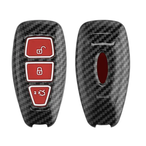 Hülle für Ford 3-Tasten Autoschlüssel Keyless Go Schutzhülle Schlüssel Case Key