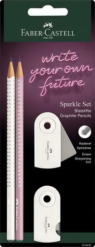 Faber-Castell Bleistift Faber Castell Bleistiftset Sparkle 2 Bleist B Zubehör coco