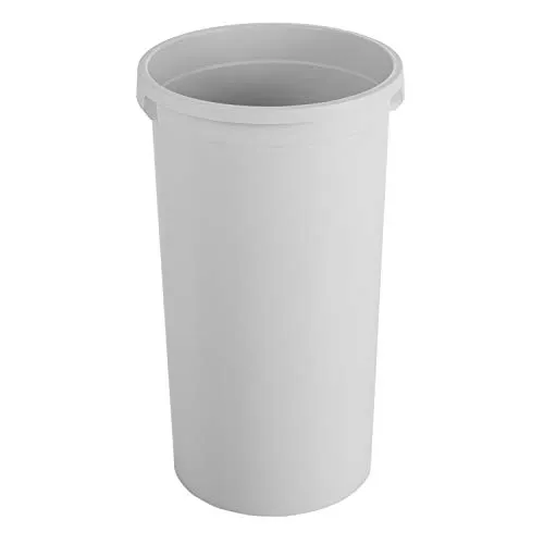 Rotho Modo Mülleimer 50l ohne Deckel, Kunststoff (PP) BPA-frei, grau, 50l (38,0 x 38,0 x 65,0 cm)