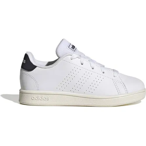 ADIDAS Kinder Halbschuhe ADVANTAGE K - Halbschuhe für Kinder mit weichem Synthetik-Obermaterial und robuster Gummiaußensohle. Nachhaltig mit mindestens 50 % Recycling-Anteil, ideal für Schule und Freizeit.