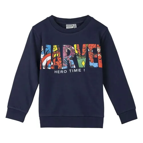 Sweatshirt Cotton Brushed Marvel Dunkelblau - 6 Alter Männlich Cerdà