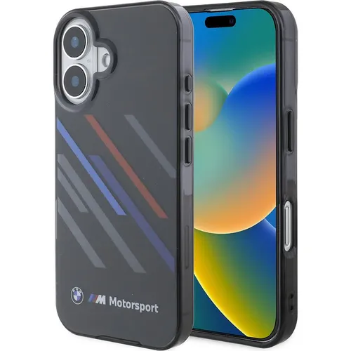 BMW Hard TPU Case für Apple iPhone 16 6.1 - Schwarz - Taschen & Schutzhüllen, stylisches und schützendes TPU Case mit BMW Design für optimalen Schutz und perfekten Sitz auf deinem iPhone 16.