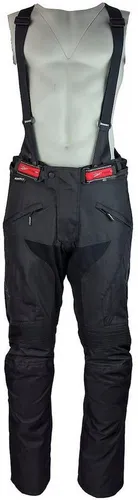 roleff Motorradhose Racewear mit 2 Taschen - Motorradhose in Schwarz, atmungsaktiv und wasserdicht mit Wind-Tex® CLIMACONTROL Technologie für optimalen Komfort beim Fahren.