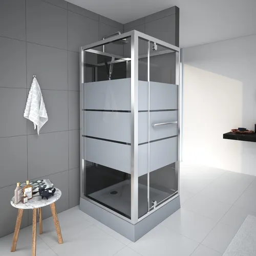 MARWELL Komplettdusche Fertigdusche Dusy 80 x 80 x 225 cm