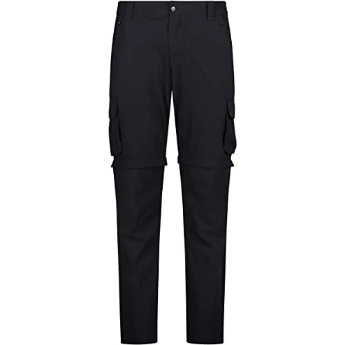 CMP MAN Zip OFF Pant antracite (U423) 48 - Wanderhose mit Zip-Off-Funktion, die sich schnell in Shorts verwandeln lässt. Ideal für aktive Männer, atmungsaktiv und mit hervorragender Feuchtigkeitsregulierung für optimale Komfort bei Outdoor-Abenteuern.