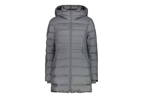 CMP Damen Parka WOMAN PARKA FIX HOOD 32K3126 - Mäntel mit 3M Thinsulate-Synthetikwattierung, wasserabweisend und ideal für kalte, nasse Tage. Urbaner Look mit Fix Hood und praktischen Reißverschlusstaschen.