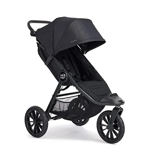 Baby Jogger City Elite 2 Kombikinderwagen - Jogger für jedes Gelände mit großen Forever Air-Gummireifen und Allradfederung, ideal für aktive Eltern. Kompakt zusammenklappbar mit Auto-Lock-System für einfachen Transport.