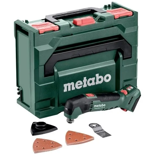 Metabo PowerMaxx MT 12 Akku-Multifunktionswerkzeug - Multifunktionswerkzeug für Innenausbau mit hoher Performance, ideal zum Sägen, Schleifen und Raspeln. Schlankes Design und rutschfeste Oberfläche für optimale Handhabung.