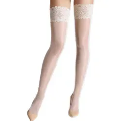 Wolford Halterlose Strümpfe Satin Touch 20 Stay-Ups in weiß von Wolford