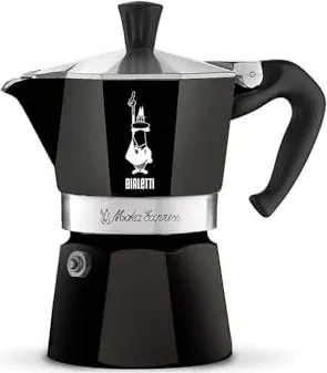 Bialetti Moka Express Black 6 Tassen