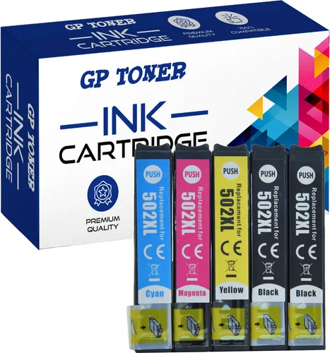 Patronen für Epson 502 XL Expression Home XP-5100 XP-5105 XP-511 WF-2860DWF WF-2865DWF 5