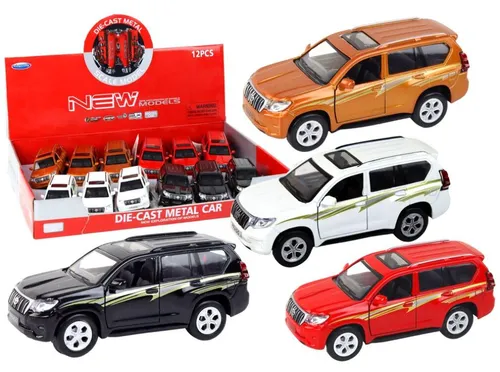 Lean Toys Metallauto 12 cm Soundeffekte Licht verschiedene Farben