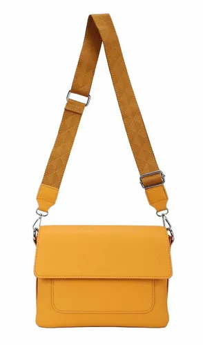 ITALYSHOP24 Schultertasche Damen Crossbody Bodybag Umhängetasche Messenger Brusttasche Crossover (Spar-Set Clutch, Tasche mit einem breitem Muster Stoffgurt/Umhängeband, Leder Optik), Handtasche Shopper Freizeit Damentasche Reise Leder Optik