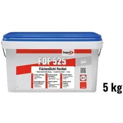 Sopro Flächendicht flexibel FDF 15 kg – Hoch elastische Flüssigdichtbeschichtung - Aschesauger für feuchtigkeitsbelastete Bereiche, ideal für Bäder und Duschen. Rissüberbrückend, lösemittelfrei und einfach aufzutragen!