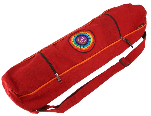 Yogamatten-Tasche Om - rot - 65*15*15*15 cm