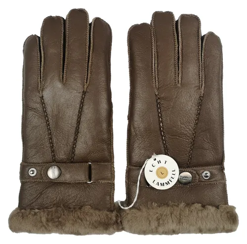 Reissner Lammfelle Lederhandschuhe Mocca L