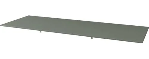 Waschtischplatte Jungborn 121 x 46 cm Grün Uni Ohne Ausschnitt