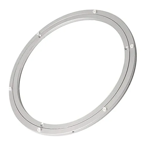 Drehlager aus Aluminiumlegierung, 8 zoll Drehteller aus Aluminiumlegierung, Robuste Kugellager Drehplatte, Druckkugellager Tisch Drehbar für Esstisch TV Monitor Tischplatte Serving Hause Restaurante